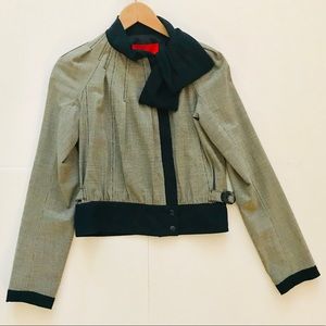 Z SPOKE Navy Dressy Jacket with Bow